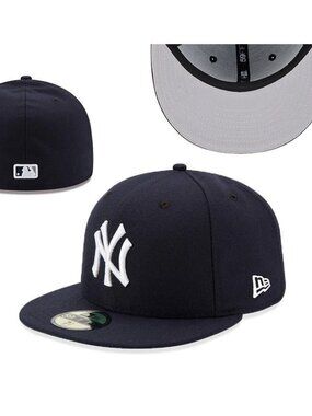 New Era NY Yankees 59FIFTY Fitted Cap - Navy/White